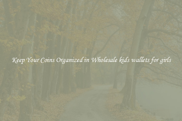 Keep Your Coins Organized in Wholesale kids wallets for girls