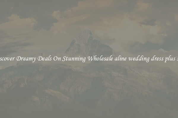 Discover Dreamy Deals On Stunning Wholesale aline wedding dress plus size