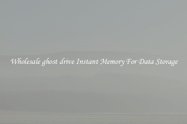Wholesale ghost drive Instant Memory For Data Storage