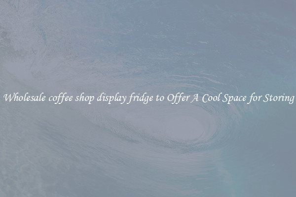 Wholesale coffee shop display fridge to Offer A Cool Space for Storing