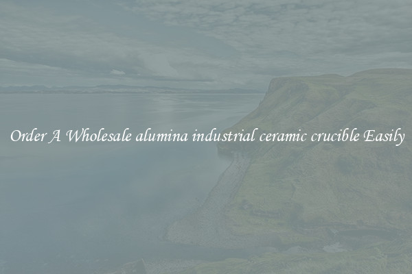 Order A Wholesale alumina industrial ceramic crucible Easily