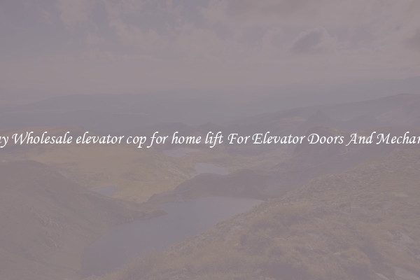 Buy Wholesale elevator cop for home lift For Elevator Doors And Mechanics